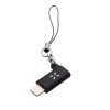 Redukcia FIXED Link pre nabíjanie a dátový prenos z microUSB na Lightning, čierna