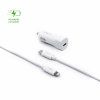Fixed Set autonabíječky s USB-C výstupem a USB-C/Lightning kabelu, podpora PD, 1 metr, MFI, 18W, bílý