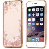 Luxury floral silicon kryt pro Apple iPhone 5/5S/SE