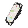 Silikónový držiak mobilného telefónu na kolo FIXED Bikee, čierny
