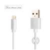 Fixed Datový a nabíjecí kabel s konektory USB/Lightning, 1 metr, MFI certifikace, bílý