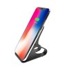 Stojan s rýchlym bezdrôtovým nabíjaním FIXED Frame Wireless, 15 W, čierny