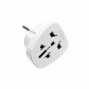 Fixed Adaptér EU Adapter pro zapojení UK, US, AUS nabíječek do EU zásuvek, bílý