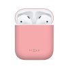 Ultratenké silikónové pouzdro FIXED Silky pre Apple Airpods, ružové