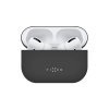 Ultratenké silikónové pouzdro FIXED Silky pre Apple Airpods Pro, čierne