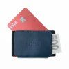 Fixed Kožená peněženka Tiny Wallet for AirTag z pravé hovězí kůže, modrá