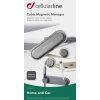 Cellularline Magnetický držák kabelu Cable Manager, 2 x magnetický klip, černý