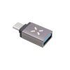 Fixed Redukce z hliníku Link USB-A na USB-C, šedá