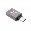 Fixed Redukce z hliníku Link USB-A na USB-C, šedá
