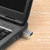 Fixed Redukce z hliníku Link USB-C na USB-A, šedá