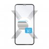 Ochranné tvrdené sklo FIXED 3D Full-Cover pre Apple iPhone 12 Pro Max, s lepením cez celý displej, dustproof, čierne