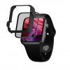Ochranné tvrdené sklo FIXED 3D Full-Cover pre Apple Watch 41mm s aplikátorom, čierne