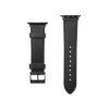 Fixed Kožený řemínek Leather Strap pro Watch 38/40/41/42 mm, černý