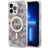 guess guhmp14lhcfwst transparent hardcase flower magsafe kryt iphone 14 pro