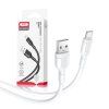 Xo Nabíjecí kabel 2,1A USB - USB-C, 1m, bílý