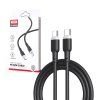 Xo Nabíjecí kabel PD 60W USB C - USB C, 1m, černý
