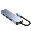 eng pl Splitter 4in1 USB HUB USB C to 4xUSB Adapter Tech Protect V1 HUB grey 82204 4