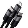eng pl 3in1 USB cable Baseus StarSpeed Series USB C Micro Lightning 3 5A 1 2m Black 97165 2