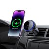eng pl Magnetic MagSafe Car Mount with Wireless Charging 15W for Vent Car Tech Protect MM15W V4 black 102751 7