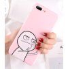 Middle finger funny kryt pro iPhone 11