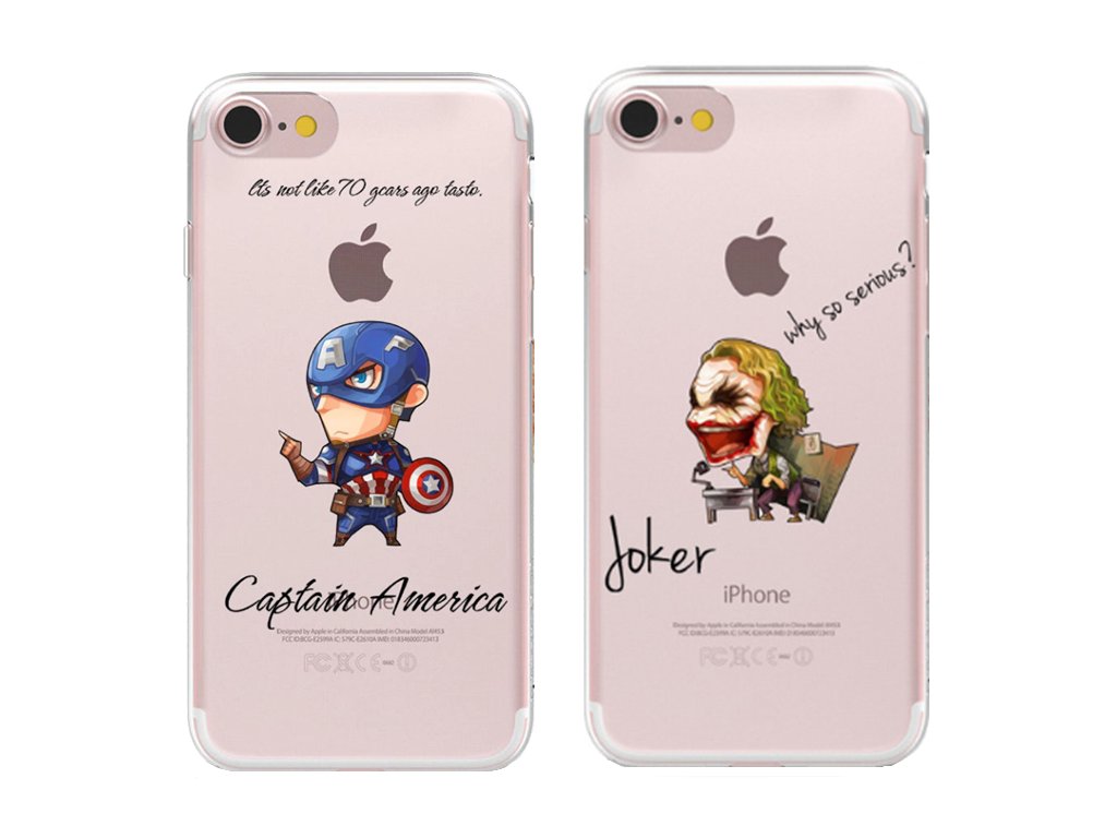 Little Avengers priehľadný kryt pre Apple iPhone 6 Plus/6S Plus - iPhonek.sk