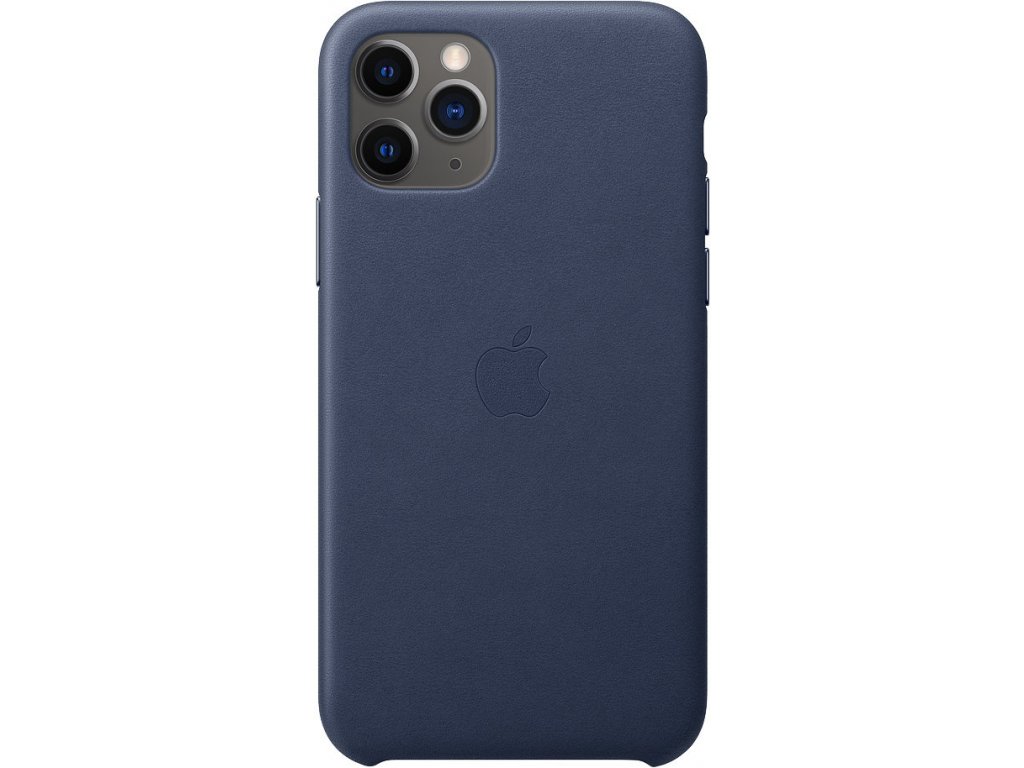 Originální Kožený Kryt - Apple -  pro iPhone 11 Pro - Midnight Blue