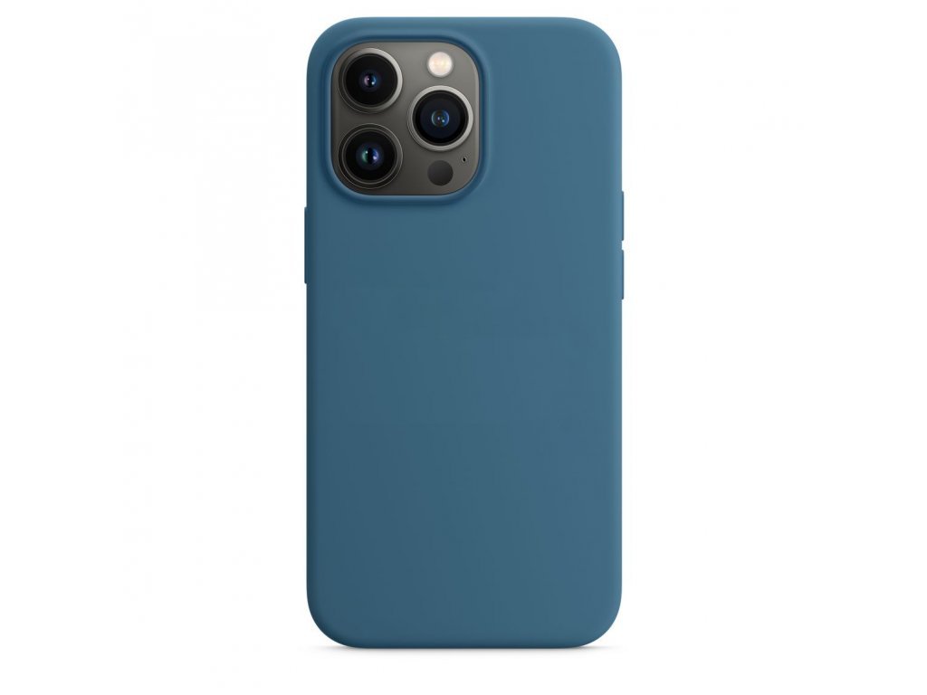 Silikonový kryt - MagSafe - iPhone 13 Pro - Ledňáčkově Modrá
