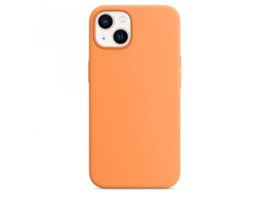 Silikonový kryt - MagSafe - iPhone 13 - Měsíčkově Žlutá