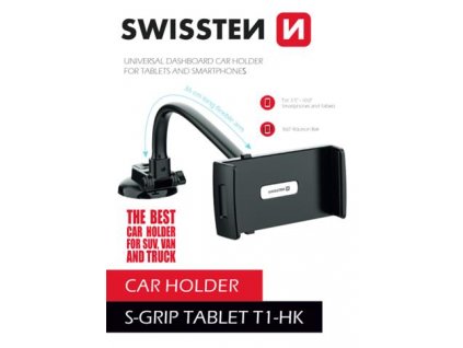 Držák do auta pro tablet - Swissten S-GRIP T1-HK - Černá