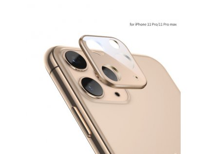 Ochranné sklíčko na zadní kameru iPhone 11Pro / 11Pro Max (Gold)