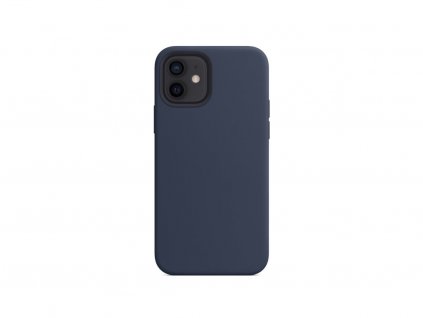 Silikonový kryt - MagSafe - iPhone 12/12 Pro - Tmavě Modrý