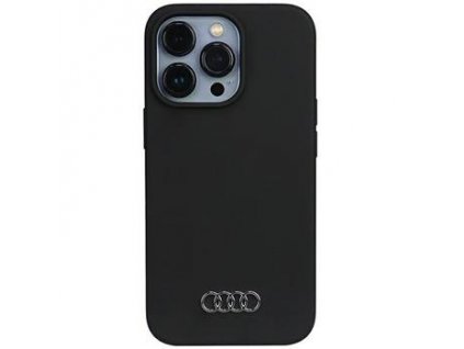 Audi Silicone Zadní Kryt pro iPhone 13/13 Pro Black