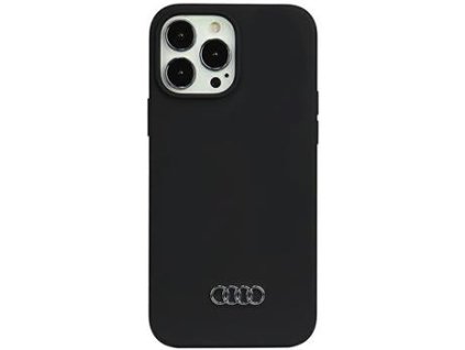 Audi Silicone Zadní Kryt pro iPhone 13 Pro Max Black