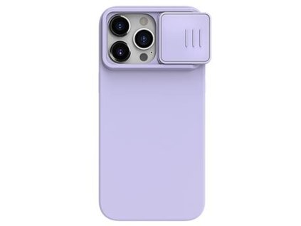 Nillkin CamShield Silky Silikonový Kryt pro Apple iPhone 15 Pro Max Misty Purple