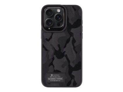 Tactical Camo Troop Kryt pro Apple iPhone 15 Pro Max Black