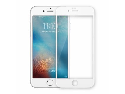 3D Extra ochranné sklo pro iPhone 6/6s (BÍLÉ)
