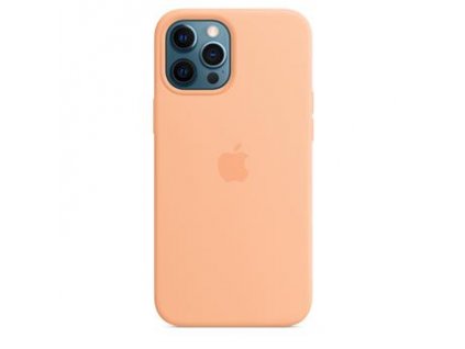 MK073ZE/A Apple Silikonový Kryt vč. Magsafe pro iPhone 12 Pro Max Cantaloupe