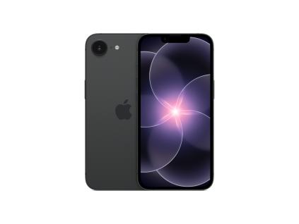 iPhone 17e 256GB Černá (E-SIM) - přední a zadní strana