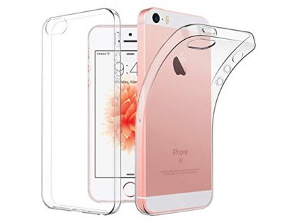 Tenký silikonový kryt - pro iPhone SE / 5S - Průhledný