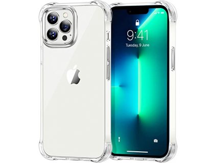 Antishock - Nárazuvzdorný silikonový kryt - iPhone 13 Pro Max - Průhledný