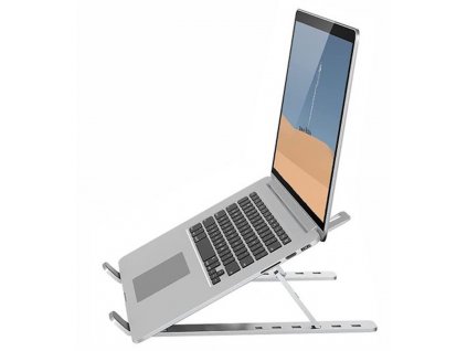 SWISSTEN stojánek na notebook / iPad  z broušeného hliníku