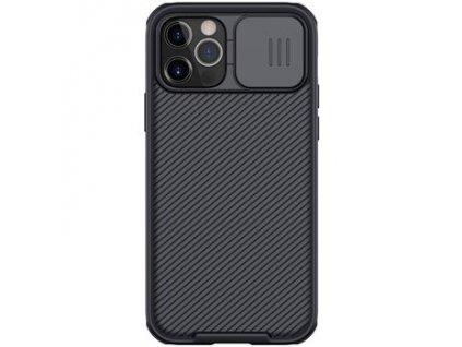 Silikonový kryt - Nillkin CamShield Pro Magnetic - iPhone 12/12 Pro - Black