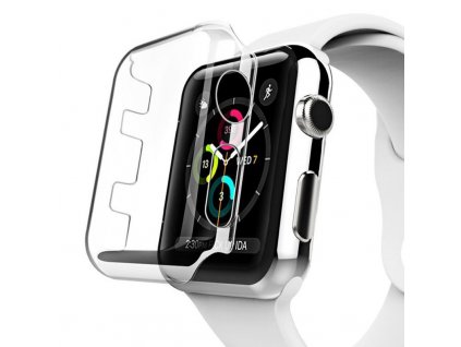 Ochranný nacvakávací kryt  pro Apple Watch - Průhledný - 45 mm