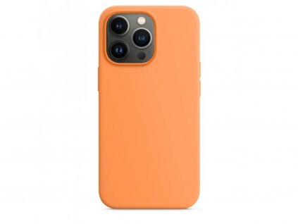 Silikonový kryt - MagSafe - iPhone 13 Pro - Měsíčkově žlutá