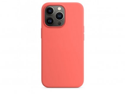 Silikonový kryt - MagSafe - iPhone 13 Pro - Pomelově Růžová