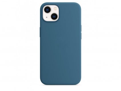 Silikonový kryt - MagSafe - iPhone 13 mini - Ledňáčkově Modrá