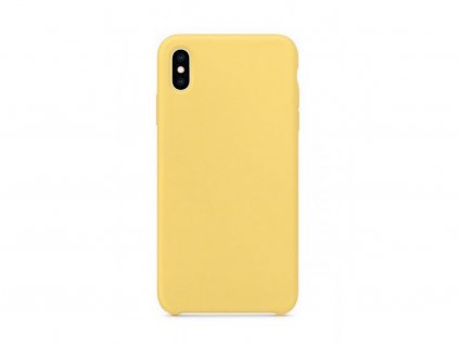 Silikonový kryt - pro iPhone X/ XS - Žlutá