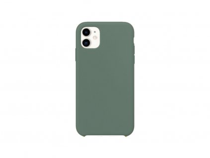 Silikonový kryt - pro iPhone 11 - Tmavě zelená