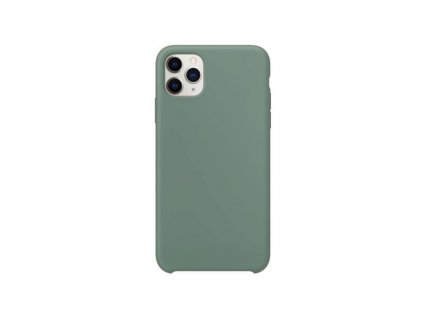 Silikonový kryt - pro iPhone 11 Pro Max - Tmavě zelená