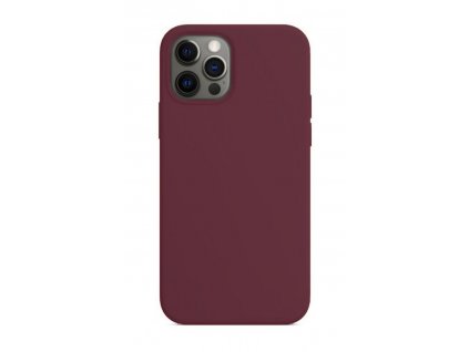 Silikonový kryt - MagSafe - iPhone 12 Pro Max - Vínová